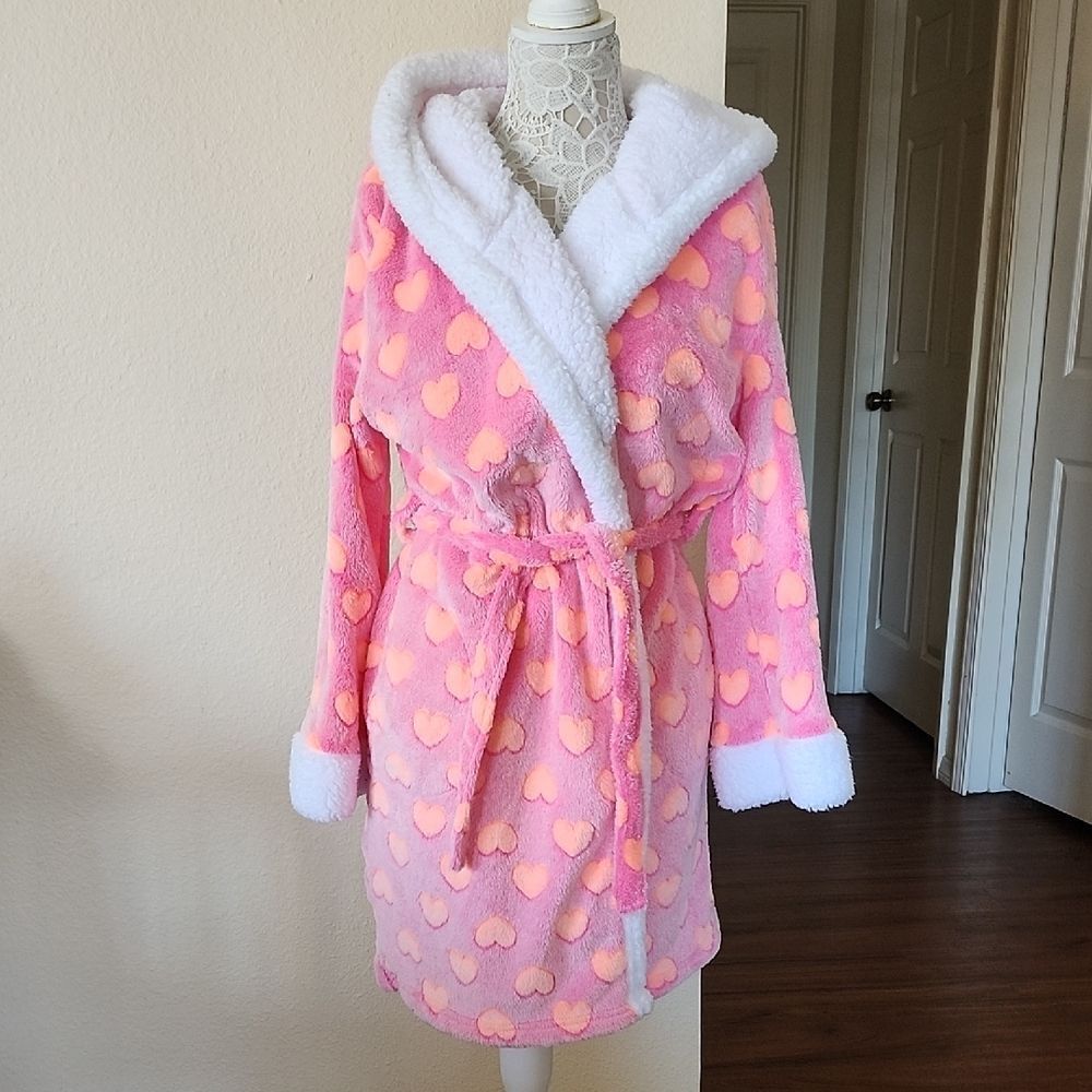 Barbiecore Glam Girl Sequin Cozy Robe One Size